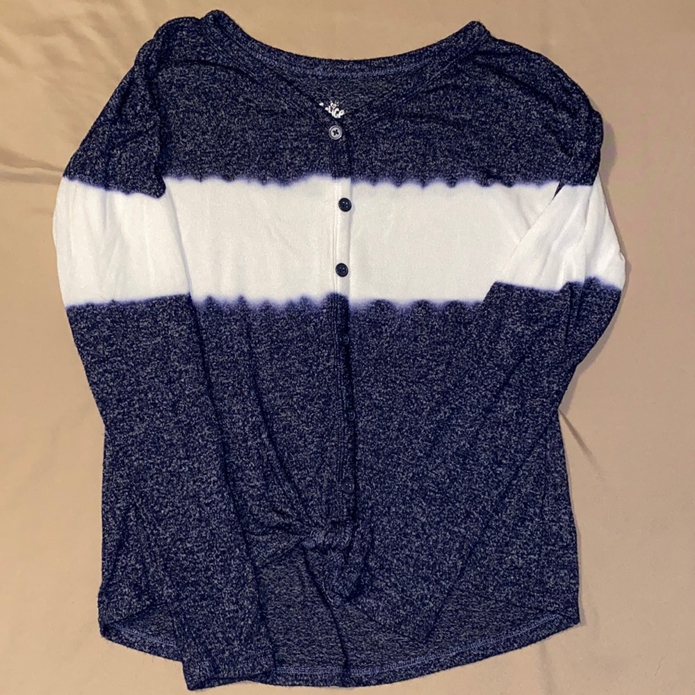 Girls Justice front tie long sleeve